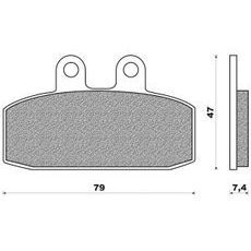 BRZDOVÉ DOŠTIČKY (ZMES SCOOTER ACTIVE ORGANIC) NEWFREN (2 KS V BALENIE)