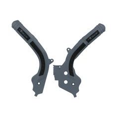 PROTEKTORY RÁMU HUSQVARNA, RTECH (SADA, ŠEDO-ČERNÉ)