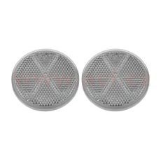 UNIVERZÁLNÍ ODRAZKA KULATÁ, SAMOLEPÍCÍ, BÍLÁ (PRŮMĚR 60 MM) 2 KS