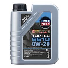 LIQUI MOLY TOP TEC 6610 0W-20, SYNTETICKÝ MOTOROVÝ OLEJ 1 L