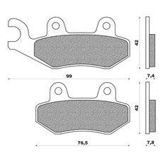BRZDOVÉ DOŠTIČKY, NEWFREN (ZMES ROAD TOURING ORGANIC) 2 KS V BALENIE