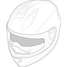HELMET SUNVISOR IXS RAPID 1.1 FF X1-390006-VIS-SVI VNÚTORNÝ