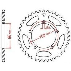 OCEĽOVÁ ROZETA PRE SEKUNDÁRNE REŤAZY TYPU 520, JT - ANGLICKO (44 ZUBOV)