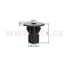 PLASTOVÁ PŘÍCHYTKA S VNITŘNÍM ZÁVITEM (SADA 10 KS)