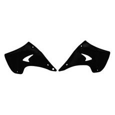 SPOJLERY CHLADIČA KAWASAKI, RTECH (ČIERNE, PÁR)