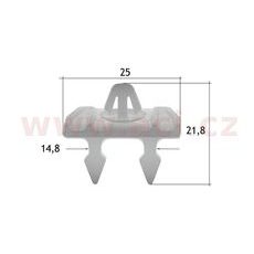 PLASTOVÁ PŘÍCHYTKA (SADA 5 KS)