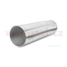 POZINKOVANÁ PRUŽNÁ HADICE S DVOJITÝM ZÁMKEM, VNITŘNÍ PRŮMĚR 44 MM, DÉLKA 2 M