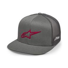 ŠILTOVKA 3D AGELESS TRUCKER, ALPINESTARS (ŠEDÁ/ČERVENÁ)