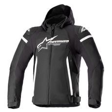 BUNDA ZACA WATERPROOF, ALPINESTARS (ČERNÁ/BÍLÁ) 2026