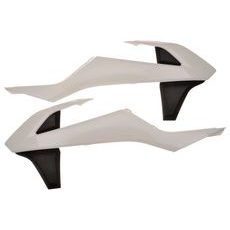 SPOJLERY CHLADIČA KTM, RTECH (BIELO-ČIERNE, PÁR)