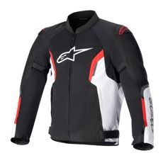 BUNDA AST AIR, TECH-AIR 5 KOMPATIBILNÝ, ALPINESTARS (ČERNÁ/BÍLÁ/ČERVENÁ FLUO) 2024