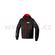 MIKINA HOODIE ARMOR EVO, SPIDI (ČERNÁ/ČERVENÁ)