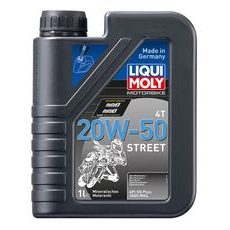 LIQUI MOLY MOTORBIKE 4T 20W50 STREET, MINERÁLNY MOTOROVÝ OLEJ 1 L