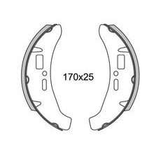 BRZDOVÉ OBLOŽENIE (ŠTANDARDNÉ MATERIÁL) NEWFREN (2 KS V BALENIE)