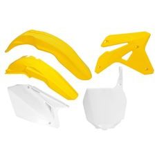 SADA PLASTOV SUZUKI, RTECH (ŽLTO-BIELE, 5 DIELOV)