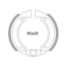 BRZDOVÉ OBLOŽENIE (ŠTANDARDNÉ MATERIÁL) NEWFREN (2 KS V BALENIE)