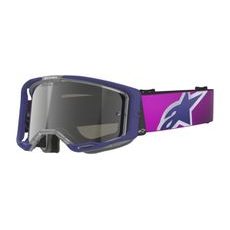 OKULIARE VISION 8 CORP, ALPINESTARS (FIALOVÁ/ČIRÁ, ZRKADLOVÉ STRIEBORNÉ PLEXI) 2026