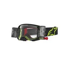 OKULIARE SUPERTECH FIRMA ROLL-OFF WIDE VISION, ALPINESTARS (ČERNÁ/ŽLUTÁ FLUO, ČÍRE PLEXI A ROLL-OFF SYSTÉM) 2027