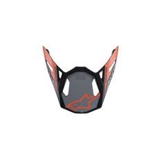 ŠILT PRE PRILBY SUPERTECH S-M8 TRIPLE, ALPINESTARS (ORANŽOVÁ/ŠEDÁ/ČERNÁ LESKLÁ)