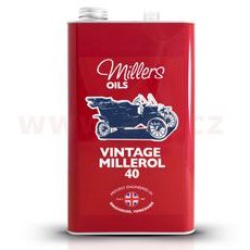 MILLERS OILS MOTOROVÝ OLEJ MINERÁLNE NEADITIVOVANÝ CLASSIC VINTAGE MILLEROL 40 5L