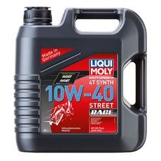 LIQUI MOLY MOTORBIKE 4T 10W40 STREET RACE, PLNE SYNTETICKÝ MOTOROVÝ OLEJ 4 L