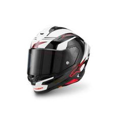 PRILBA S-R7 A-CORE, ALPINESTARS (ČERNÁ/BÍLÁ/ČERVENÁ) 2026