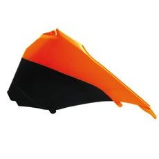 BOČNÝ KRYT VZDUCHOVÉHO FILTRA ĽAVÝ KTM, RTECH (ORANŽOVO-ČIERNY)