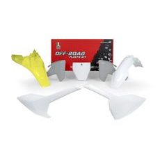 SADA PLASTOV HUSQVARNA, RTECH (BÍLO-ŠEDO-ŽLUTÁ, 5 DIELOV)