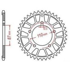 DURALOVÁ ROZETA PRE SEKUNDÁRNE REŤAZY TYPU 525, JT - ANGLICKO (42 ZUBOV)