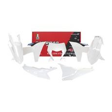 SADA PLASTOV KTM, RTECH (BIELO-ČIERNA, 6 DIELOV)