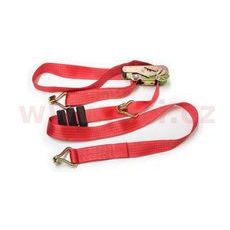 UPÍNACÍ POPRUHY PRO UCHYCENÍ VOZIDEL PŘES KOLO, 5 T, DVOJITÉ HÁKY + 3X PROTISKLUZOVÝ SEGMENT, RÁČNA