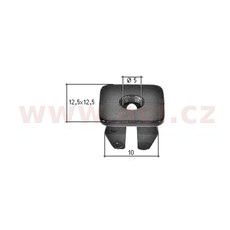 PLASTOVÁ PŘÍCHYTKA S VNITŘNÍM ZÁVITEM (SADA 10 KS)