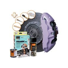 FOLIATEC DVOUSLOŽKOVÁ BARVA NA BRZDY, BARVA: PASTELOVÁ FIALOVÁ (SOFT VIOLET)