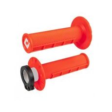 ODI GRIPS MX LOCK-ON V2 HALF-WAFFLE FLO ORANGE