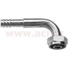 FITINKA HLINÍKOVÁ NAMÁČKACIA ROTALOCK SAMICA 90° PRE HADICE G10 (13 MM) ZÁVIT UNS 2B 1"