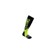 ponožky MX PLUS-2, ALPINESTARS, detské (černá/žlutá fluo) 2023