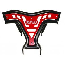 XRW FRONT BUMPER X16 BLACK PHD RED
