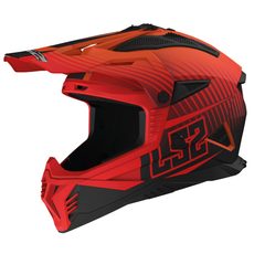 LS2 MX708 FAST II DUCK M.H-V ORANGE RED-06