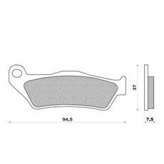 BRZDOVÉ DOŠTIČKY, NEWFREN (ZMES ROAD TOURING ORGANIC) 2 KS V BALENIE