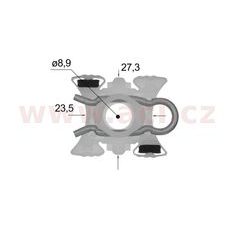 PLASTOVÁ PŘÍCHYTKA, DRŽÁK SKLA STAHOVAČKY OKNA (1 KS)