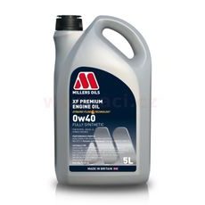 MILLERS OILS MOTOROVÝ OLEJ PLNE SYNTETICKÝ XF PREMIUM 0W40 5L