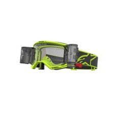 OKULIARE VISION 5 RORA ROLL-OFF WIDE VISION, ALPINESTARS (ŽLTÁ FLUO/ČERNÁ, ČÍRE PLEXI A ROLL-OFF SYSTÉM) 2027