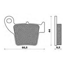 BRZDOVÉ DOŠTIČKY, NEWFREN (ZMES OFF ROAD DIRT ORGANIC) 2 KS V BALENIE