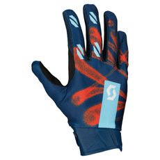 GLOVE EVO DIRT SAIL BLUE/FAST RED