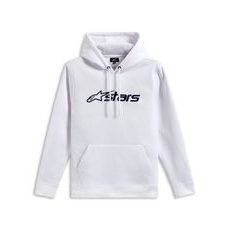 MIKINA BLAZE HOODIE 3, ALPINESTARS (BÍLÁ/MODRÁ)