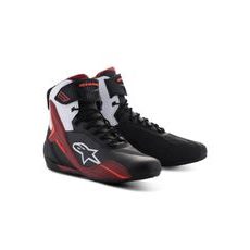 TOPÁNKY FASTER-4, ALPINESTARS (ČERNÁ/BÍLÁ/TMAVĚ ČERVENÁ) 2026