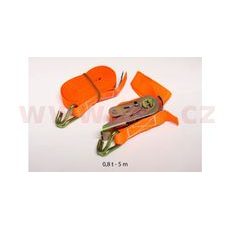 UPÍNACÍ POPRUH S RÁČNOU, 800 KG, DVOJITÉ HÁKY