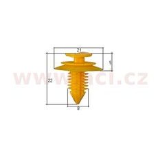 PLASTOVÁ PŘÍCHYTKA (SADA 10 KS)