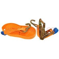 UPÍNACÍ POPRUH S RÁČNOU, 2 T, DVOJITÉ HÁKY, 5 M