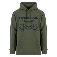FINNTRAIL HOODY ATV SKULL KHAKI